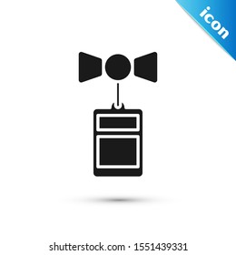Black Price tag with an inscription Sale icon isolated on white background. Badge for price. Promo tag discount.  Vector Illustration