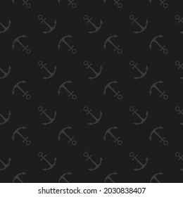 black print anchor. seamless anchors for clothing or print.