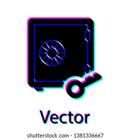 Black Proof of stake icon isolated on white background. Cryptocurrency economy and finance collection. Vector Illustration