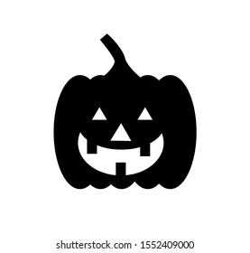 black pumpkin vector design illustration