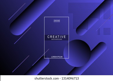 black purple background. Liquid composition. designs for posters, leaflets, vector illustrations