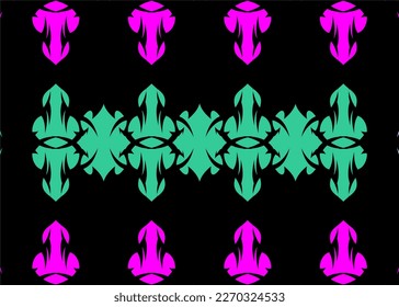 Black and purple pattern with unique pattern for decoration or other