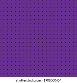 Black and purple Polka Dot seamless pattern. Vector background.