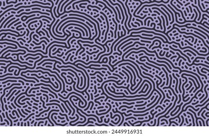 Black Purple Turing Pattern Background Wallpaper