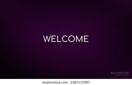 black purple welcome background gradient vector