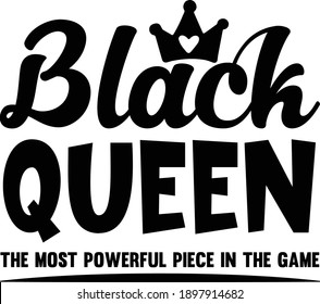 Black Queen The most powerful piece in the game, Black Girls Vector File