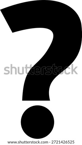 black question mark icon vector design