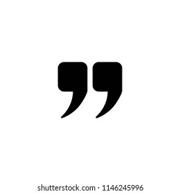 Black Quote Marks Isolated On White Stock Vector (royalty Free 