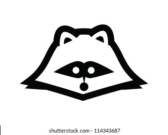 Black Raccoon Mark.