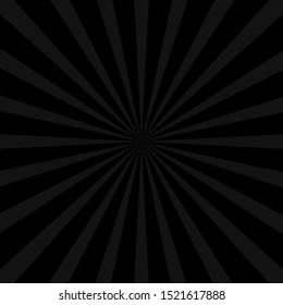 Black Radial background, poster design template, vector illustration