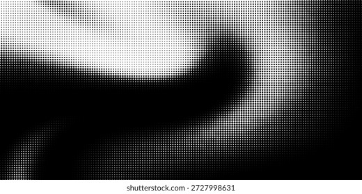 Círculos de semitonos radiales negros. Anillos punteados de ondas sonoras. Epicentro salpicado, objetivo, concepto de icono de radar. Elemento de vibración de señal concéntrica de ondulación. Vector redondo punteado y punteado	
