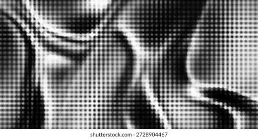 Círculos de semitonos radiales negros. Anillos punteados de ondas sonoras. Epicentro salpicado, objetivo, concepto de icono de radar. Elemento de vibración de señal concéntrica de ondulación. Vector redondo punteado y punteado