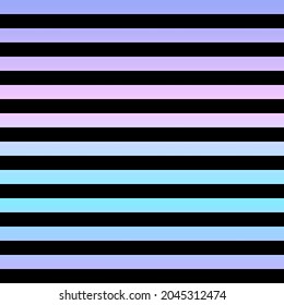 Las rayas de gradiente del arcoiris negro son un patrón sin fisuras. Ilustración vectorial.	