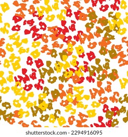  Black Random Cobblestone. Animal Polka Dot Pattern. Polkadot Dalmatian Animal. Irregular Vector Dot Fun