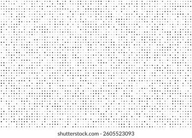 Black random dots on white background