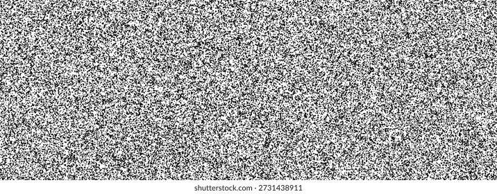 Superposición de nieve de grano áspero de textura de ruido aleatorio negro 