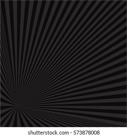 black rays as a pleated paper for background. vector illustration