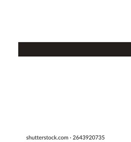 black rectangle on white background
