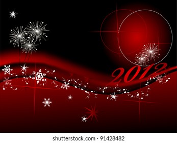 Black and red abstract background