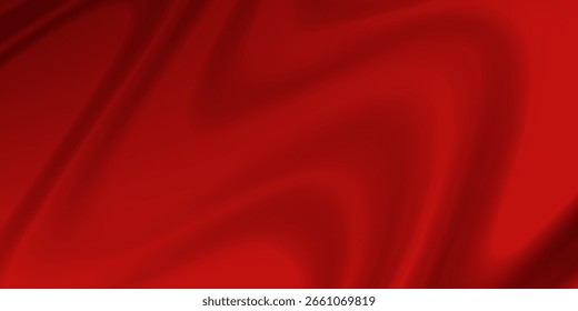 Black red abstract background for design. Silk satin. Dark red fabric. Curtain, drapery. Color gradient. Christmas, New Year, Valentine. Banner. Wide. Long. Panoramic. Template.