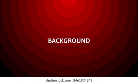 Black and red abstract background with gradient rounds. Blended overlay pattern	
