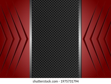 black and red abstract geometric background 