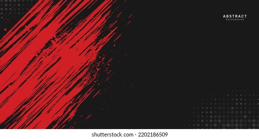 Black and red abstract grunge background, red dirty grunge background used for business, corporate, institution, poster, template, party, festive, seminar, vector, illustration
