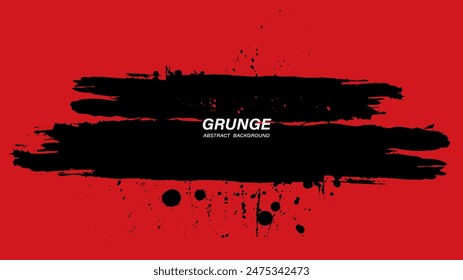 Black and red abstract grunge background
