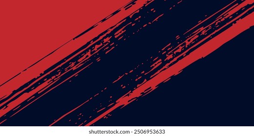 Fondo abstracto del grunge negro y rojo con el deporte moderno del grunge de las artes del estilo del medio tono 