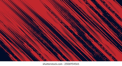 Fondo abstracto del grunge negro y rojo con el cepillo moderno del fondo del deporte de las artes del estilo del medio tono
