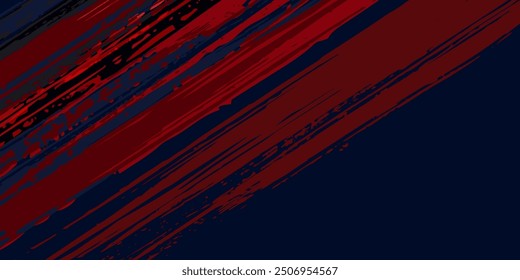 Black and red abstract grunge background with halftone style modern arts grunge sport red
