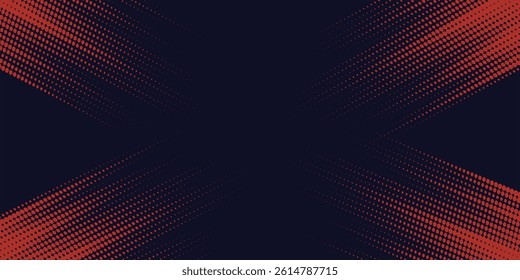Black and red abstract grunge background with halftone style modern arts sport background abstract