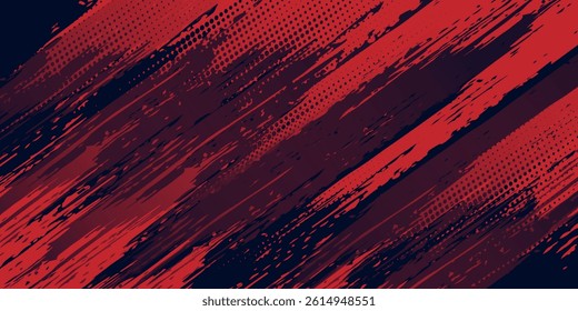 Black and red abstract grunge background with halftone style modern arts sport background abstract modern eps 10