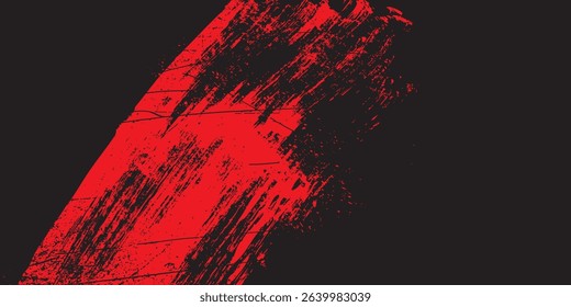 Black and red abstract grunge background with halftone style modern grunge.modern art