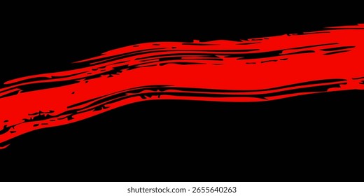 Fondo abstracto del grunge negro y rojo con las artes modernas del estilo del halftone.tipo simple del modo1