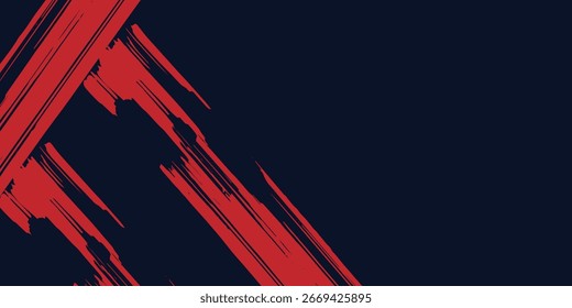 Preto e vermelho abstrato grunge fundo com meio-tom estilo artes modernas grunge esporte .Vetor ilustração