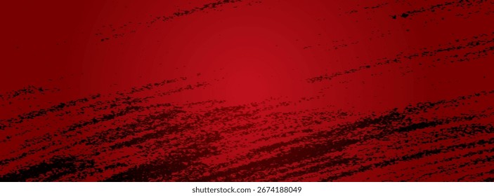 Fondo abstracto grunge negro y rojo con estilo de semitono