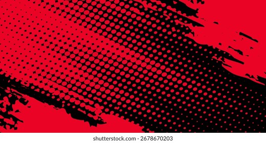 Fondo abstracto grunge negro y rojo arte moderno simple