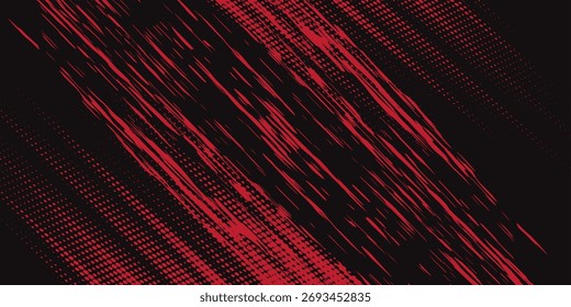Black and red abstract grunge background with halftone style modern arts sport background abstract
