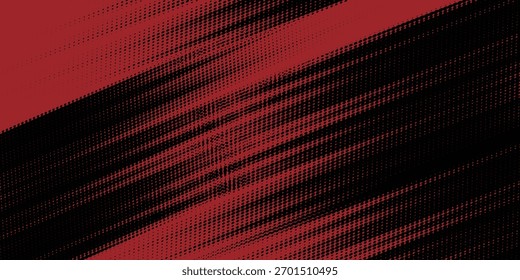 Fondo de grunge abstracto negro y rojo con medio tono estilo arte moderno deporte fondo abstracto moderno eps 10