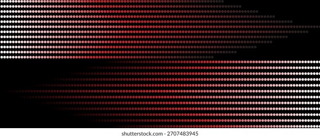 Schwarz-roter abstrakter farbiger Hintergrund mit Halbtonstil, moderner Kunst, Sporthintergrund, abstrakt