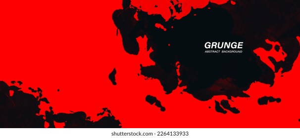 Black and red abstract grunge texture background vector illustration