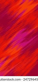 Textura de grunge abstracta negra y roja con fondo de semitono