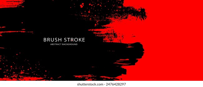 Black and red abstract grunge texture background.