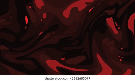 Black Red Abstract Ink Wave Vector Wallpaper Background Image