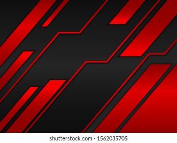 Black and red abstract metal background. vector editable design
