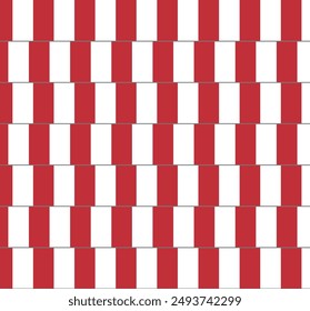 Black and red alternating rectangles creating a classic café wall illusion