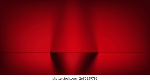 Black and red background. Abstract red background, can be used for valentines or Christmas design layout, studio, web template abstract