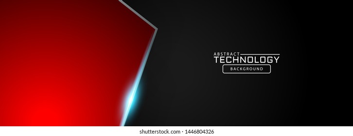 black red background overlapped geometric dimension grey vector illustration message board for text and message design modern website