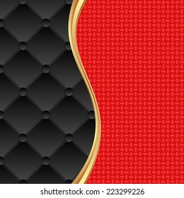 black and red background with textile texture